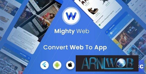 MightyWeb Webview Version 210 Web to App Converter with Flutter