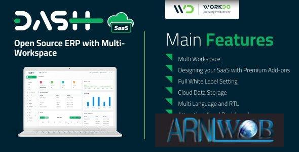 WorkDo Dash SaaS v44 Open Source ERP with Multiple