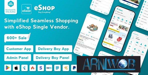 eShop v410 Online Store App for Single Sellers