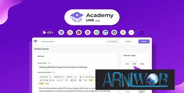 Academy Learning Management System Pro Version 339 The Ultimate
