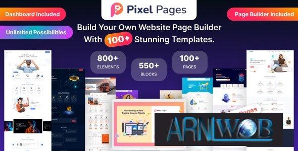 PixelPages Version 106 A SAAS Application Website Builder Tailored for
