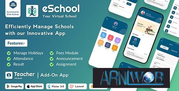 eSchool 202 Flutter Based Virtual School Management System with Laravel Admin