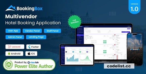 BookingBox v10 All in One Multi Vendor Hotel Booking SAAS Solution – Free