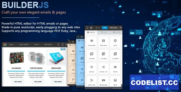 BuilderJS v507 The Ultimate HTML Email and Page Creation Tool