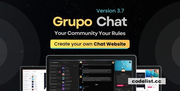 Grupo Chat v37 Powerful PHP Script for Chat Rooms and