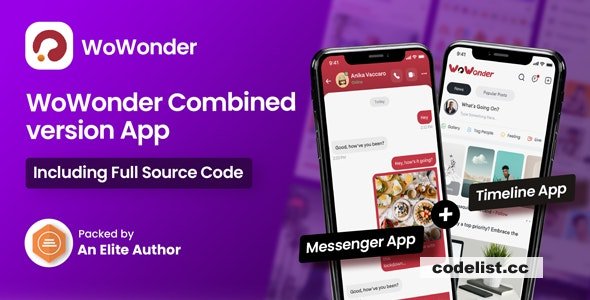 WoWonder Mobile 43 The All in One Messenger and Timeline App