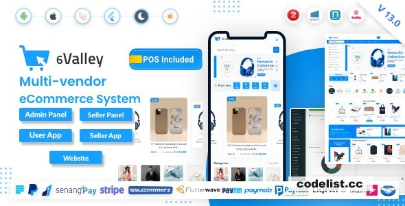 6valley v141 All In One eCommerce Mobile App Web Platform Seller Dashboard