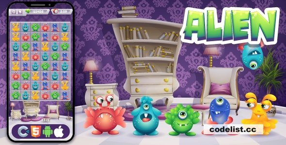 Alien Connect An Engaging HTML5 Game Built with Construct 3