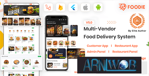 Foodie v521 UberEats Clone Flutter App for Seamless Food