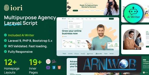 Iori v170 Ultimate Business Website Template for Companies Agencies and