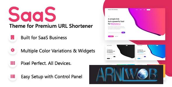Premium URL Shortener Software SaaS Theme Version 561 for Enhanced