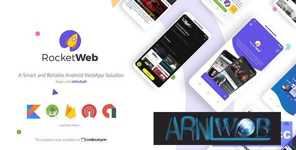 RocketWeb 149 Customizable Android WebView App Template for Seamless Integration