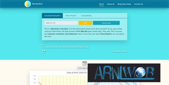 Ultimate PHP Biorhythm Calculator Track Your Life Cycles Effortlessly