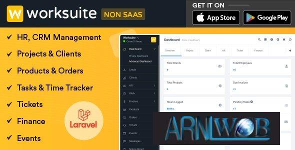 WORKSUITE v5421 Comprehensive HR CRM and Project Management Solution