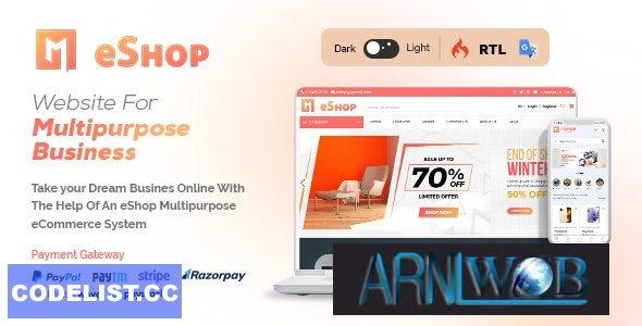 eShop Web v290 Multi Vendor eCommerce Marketplace CMS Null Version
