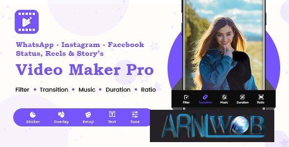 Pro Video Maker for Instagram Facebook YouTube and WhatsApp Stories