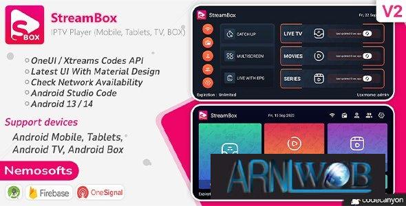 StreamBox v23 The Ultimate IPTV Player for Android Devices Tablets