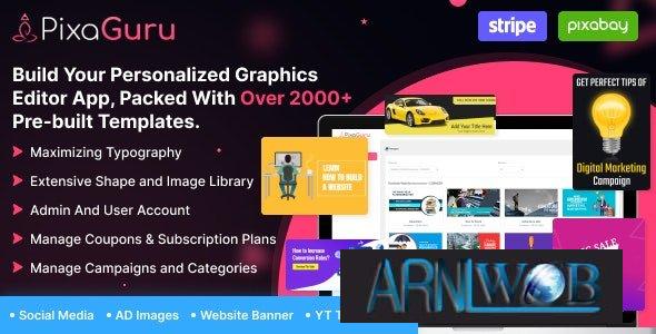 Transform Your Visual Content with PixaGuru v191 The Ultimate SAAS.j