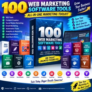 100 Web Marketing Software Tools for SEO, content, social media and email marketing