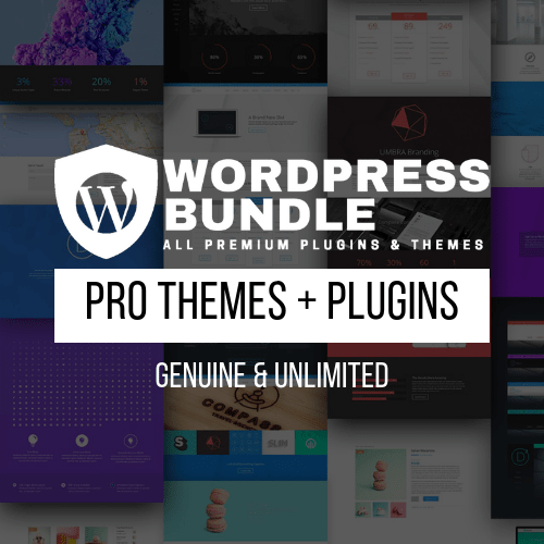 WordPress Bundle – Pro Themes + Plugins + Mobile App Source Codes + Marketing Tools