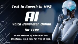 Text to Speech to MP3 - AI Voice Generate Online for Free