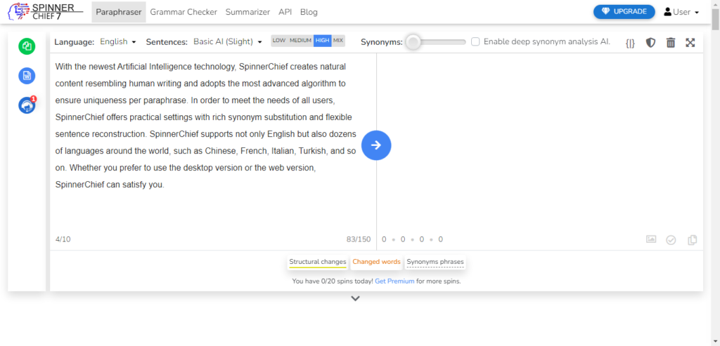 Spinner Chief Tool