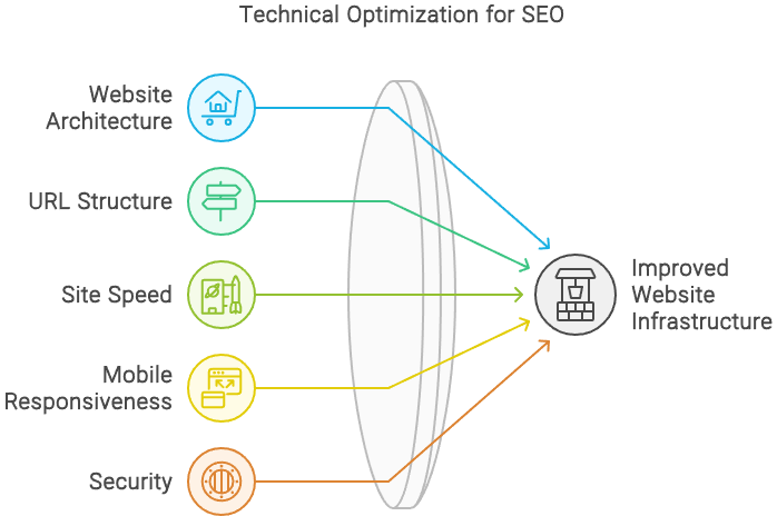 Technical optimization on-page SEO