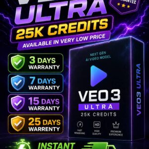 Veo3 Ultra 25K Credits